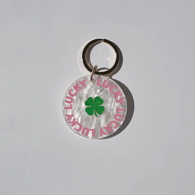 Schlüsselanhänger Kleeblatt