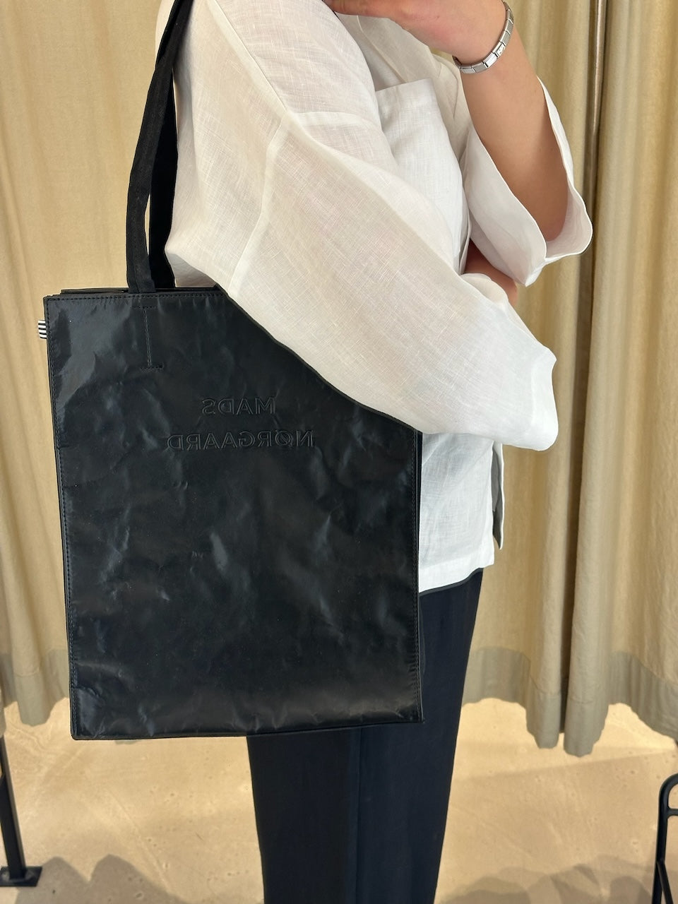 Crinckle Journey Tote Bag raw