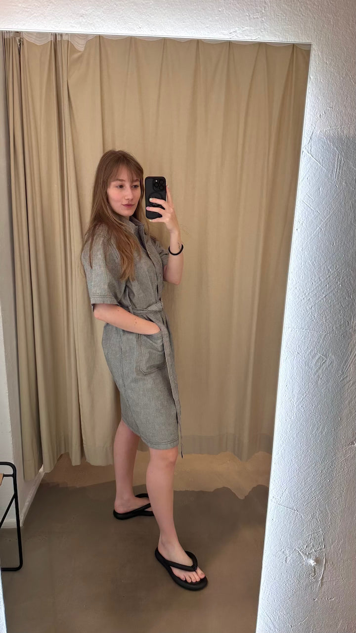 Milk Cody Dress estate blue cloud dancer