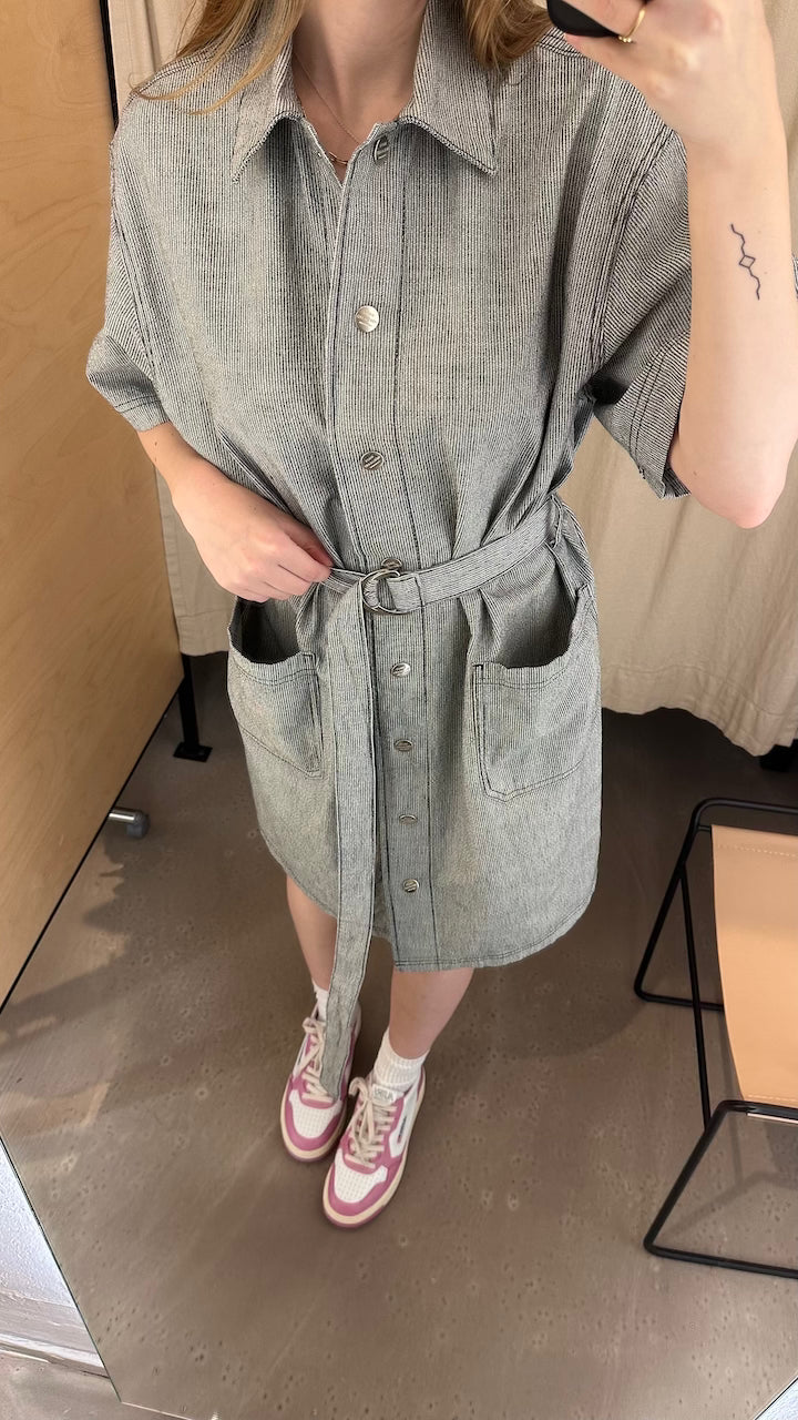 Milk Cody Dress estate blue cloud dancer