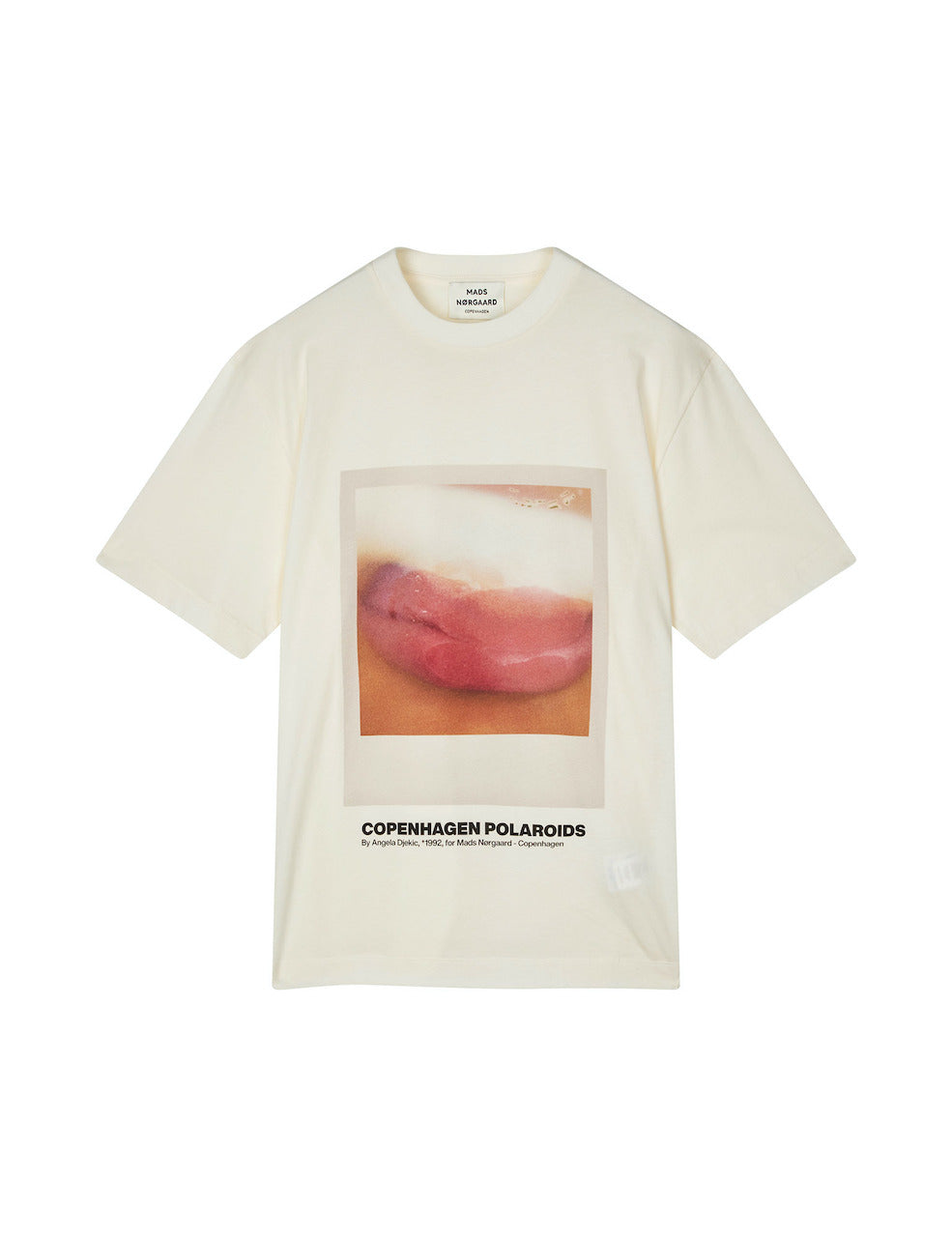 Single Organic Dassel Tee snow white