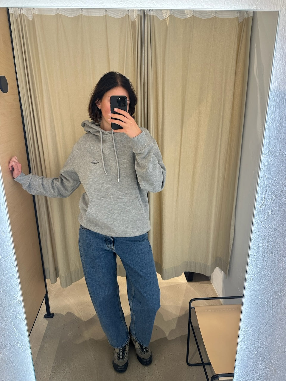 Standard Hoodie Logo Sweat grey melange