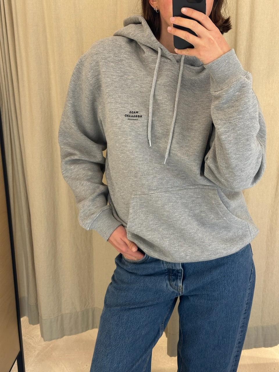 Standard Hoodie Logo Sweat grey melange