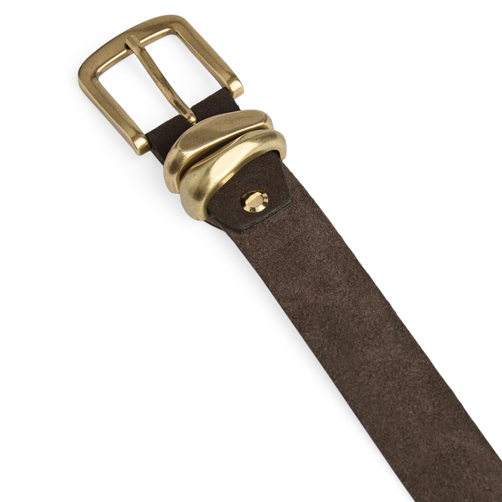 AdleyMBG Belt Suede dark brown