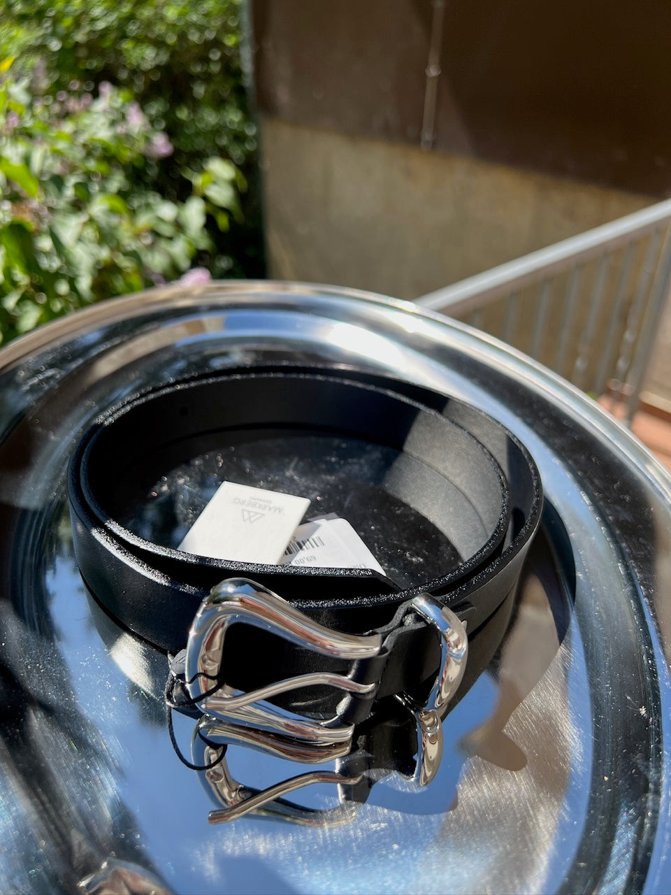 OlenaMBG Belt black silver