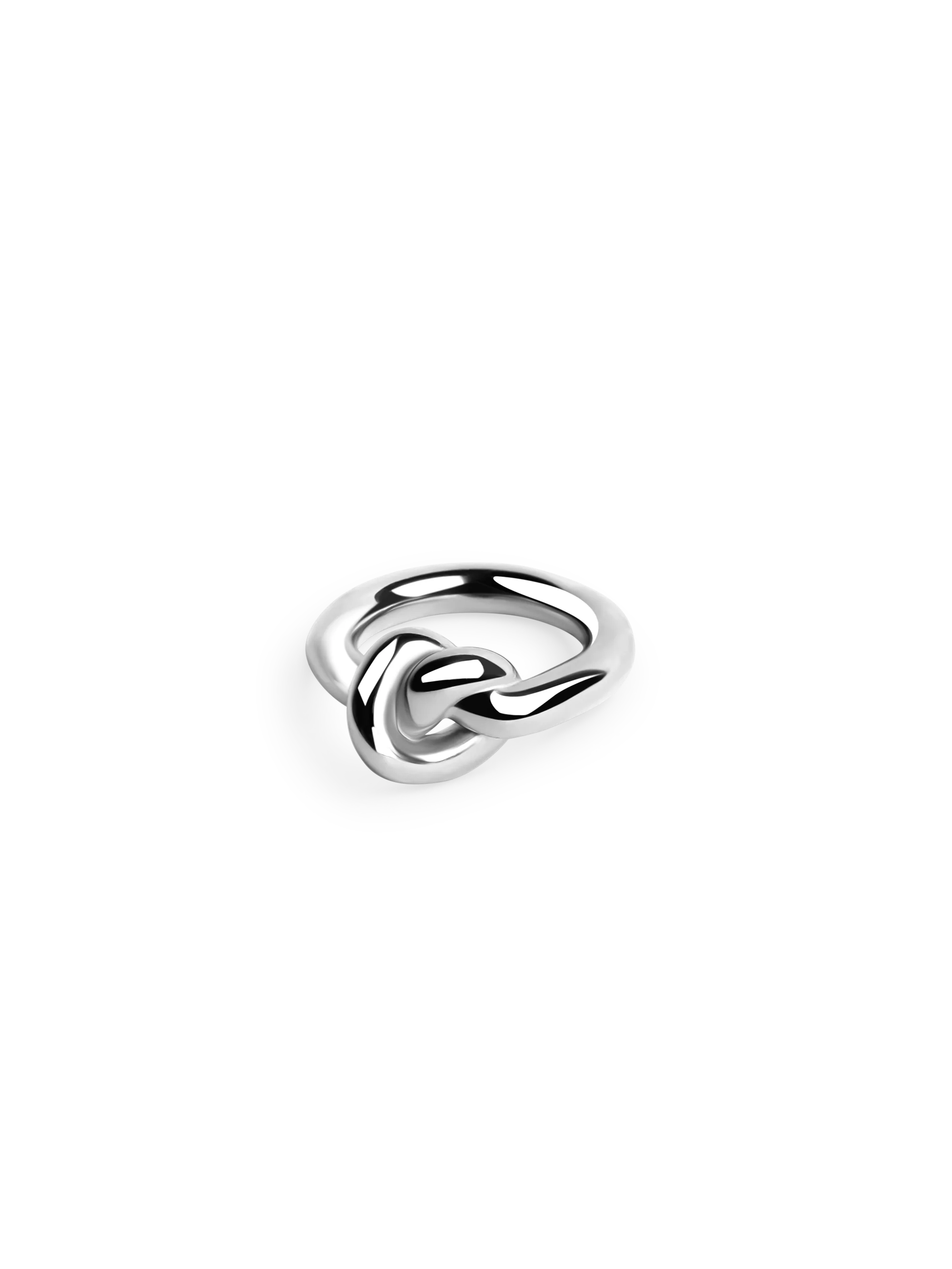 Chunky Knot Ring silver