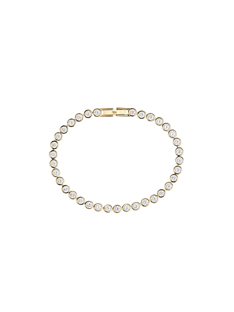 Lotus Tennis Bracelet golden