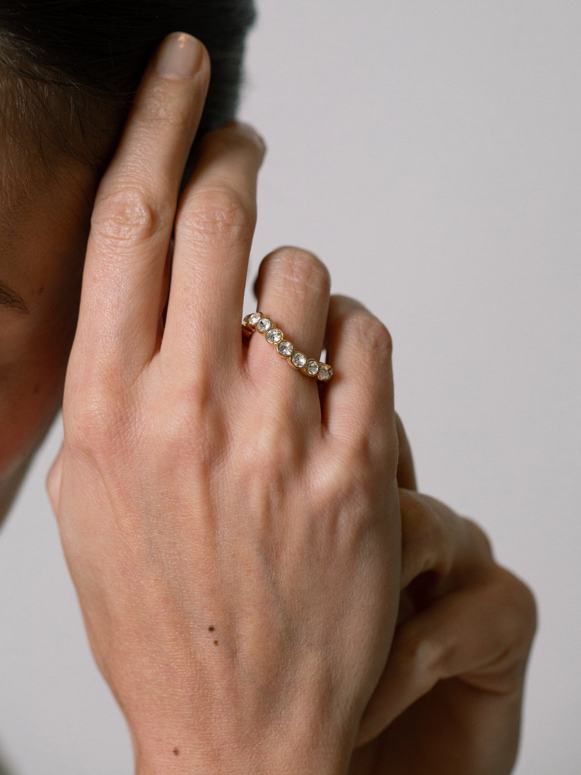 Lotus Wavy Ring golden