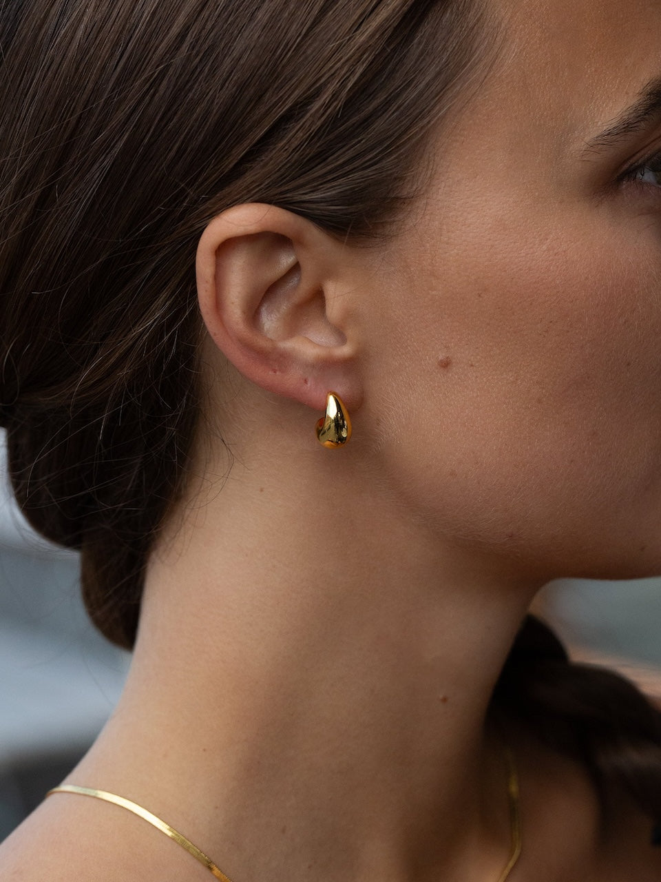 Mini Drop Earrings golden