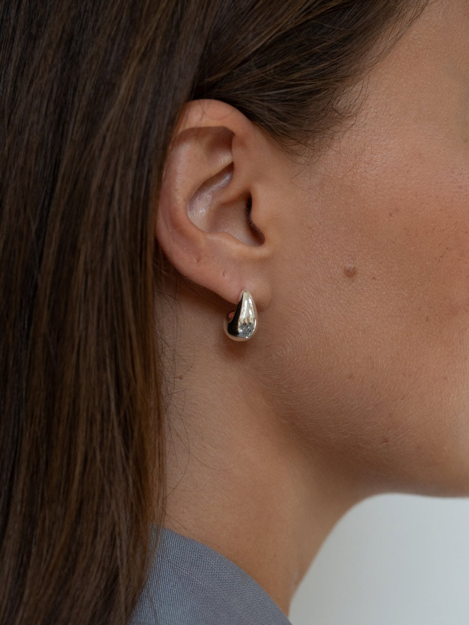 Mini Drop Earrings silver