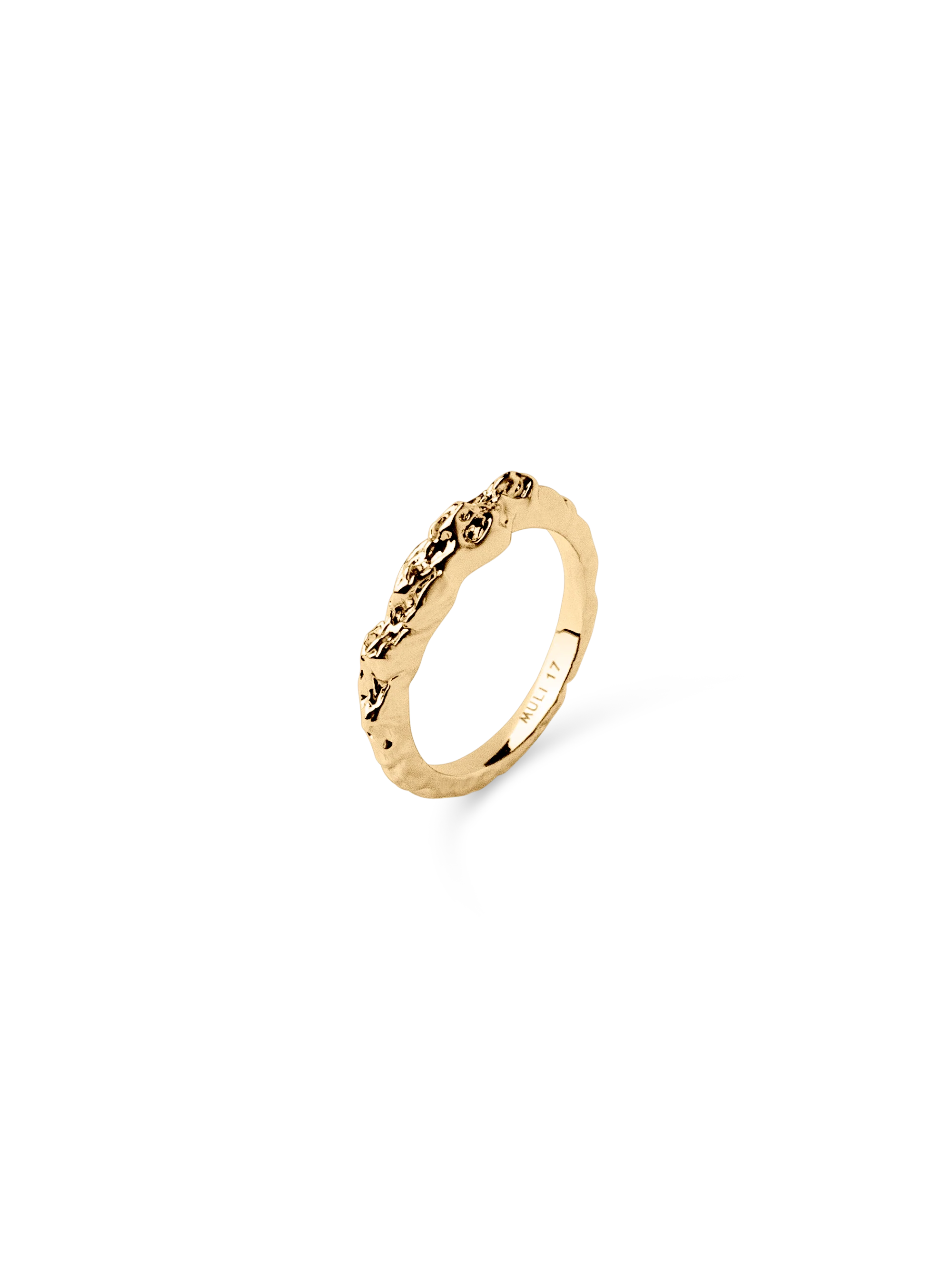 Structured Thin Ring golden