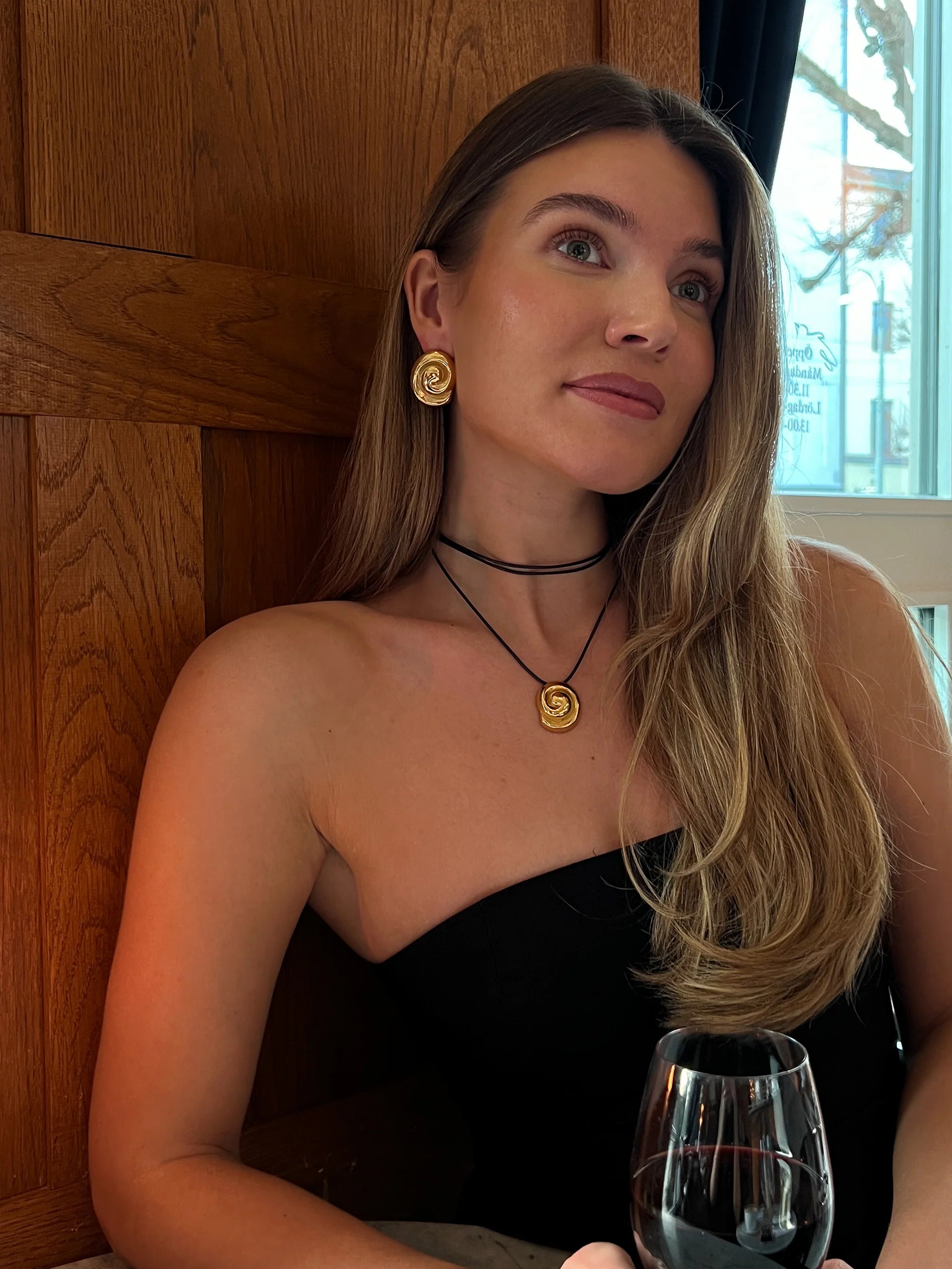 Swirl Earrings golden