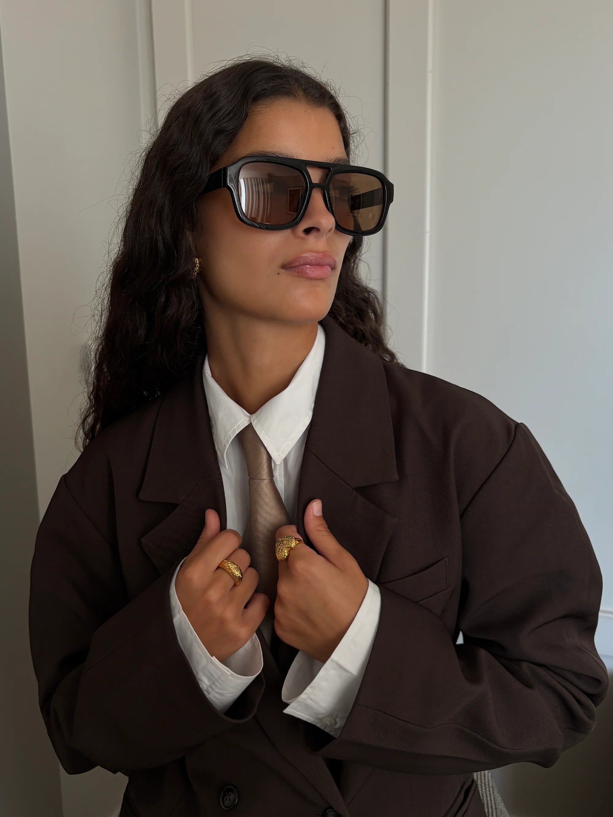 Textured Heart Ring golden