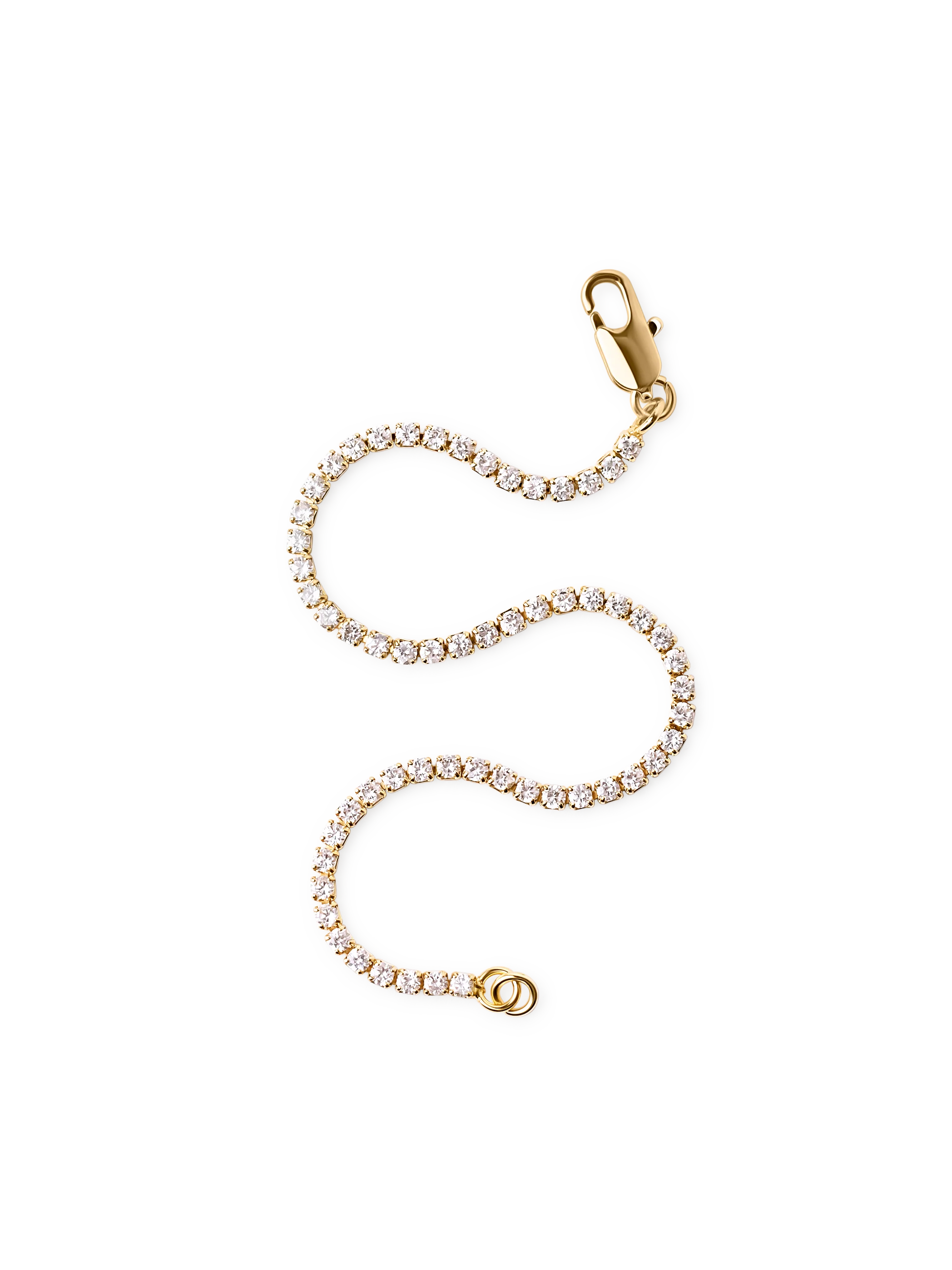Thin Tennis Bracelet golden