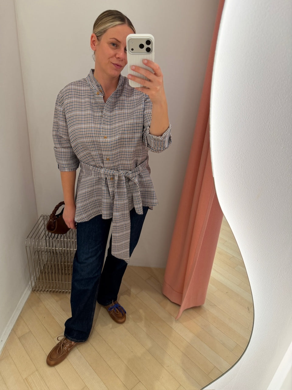 Veiling Top Blouse mix blue