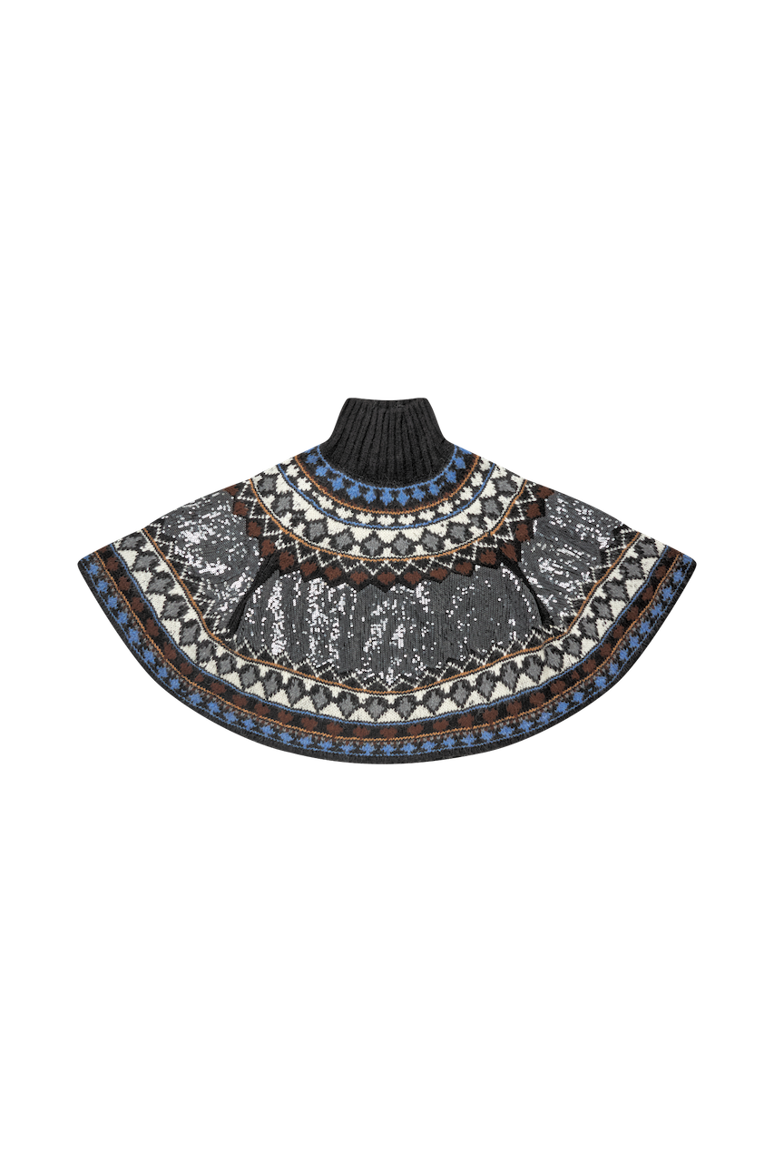 Verst Poncho mix black