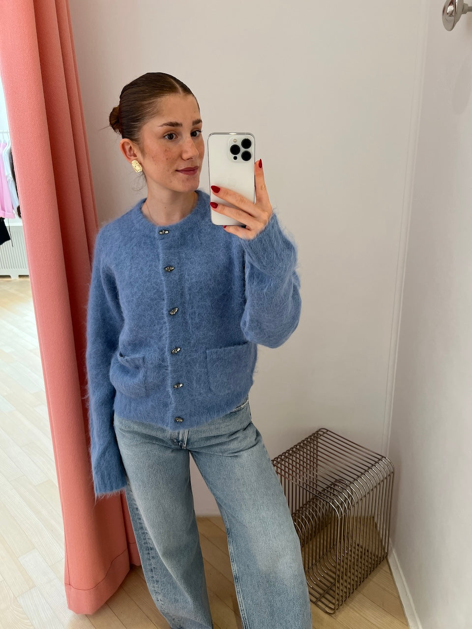 Vovilla Knit Cardigan blue