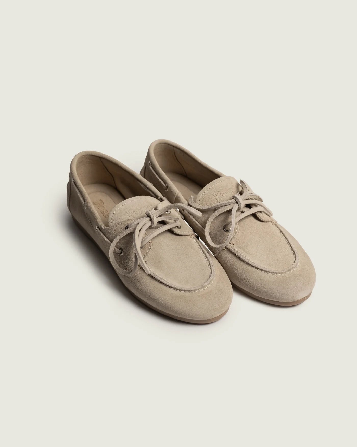 Boat Loafer Brushed Suede light taupe