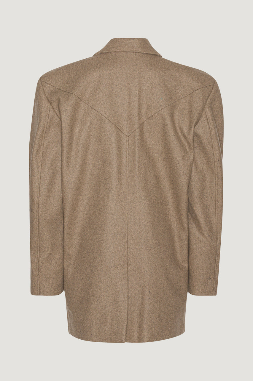 Bisti Wool Boxy Jacket otter