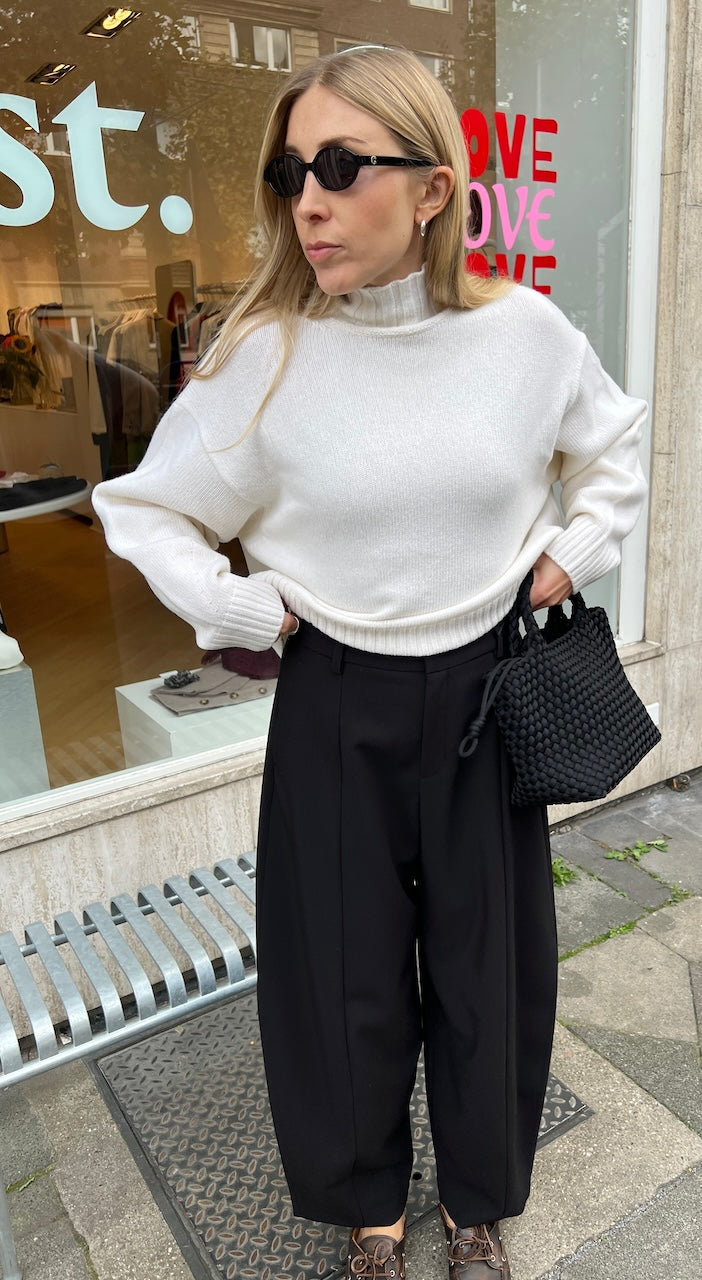 Alyn Compact Fine Weave Pants black