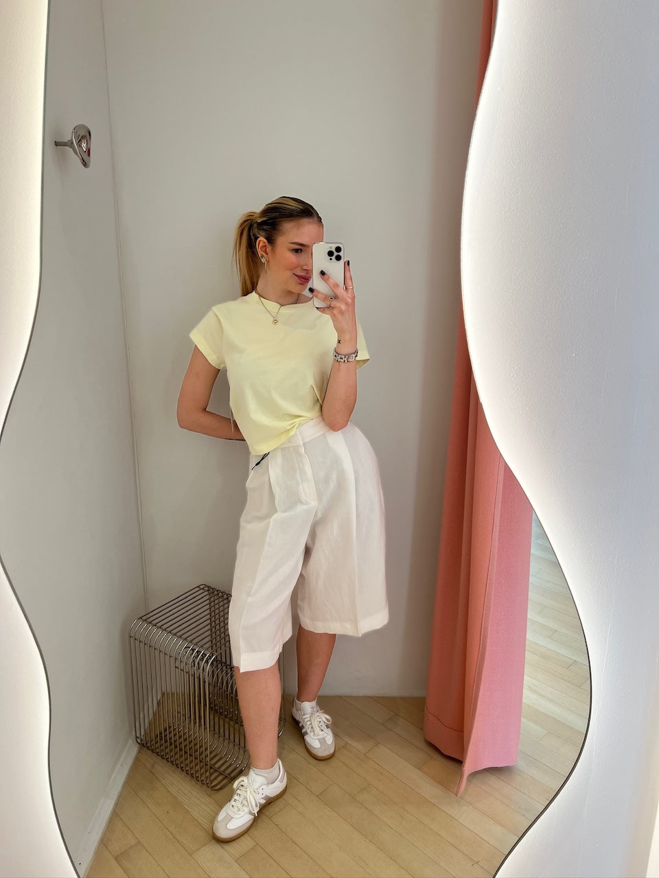 Devin Shorts Business Linen natur