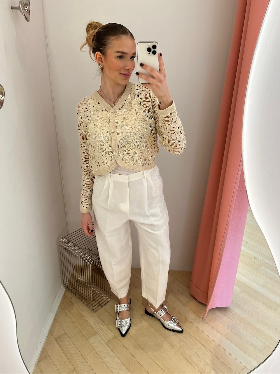 Noa Crop Business Linen natur