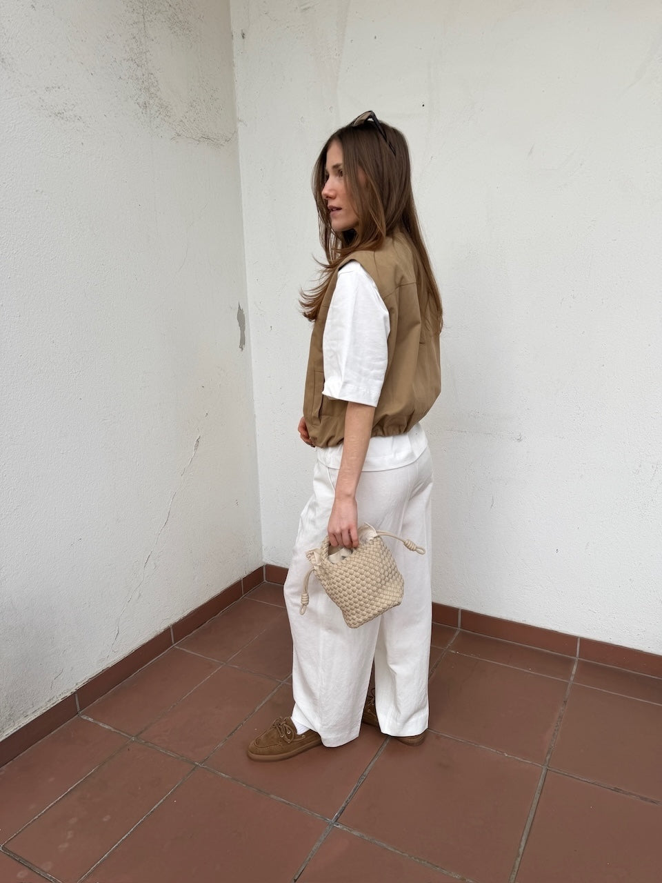 Noa Crop Business Linen natur