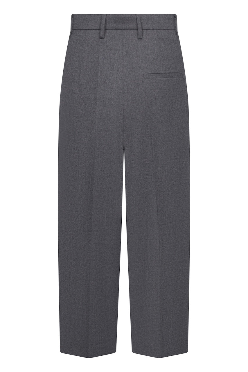 Noa Crop Pants Cashmere Touched Flannel castlerock