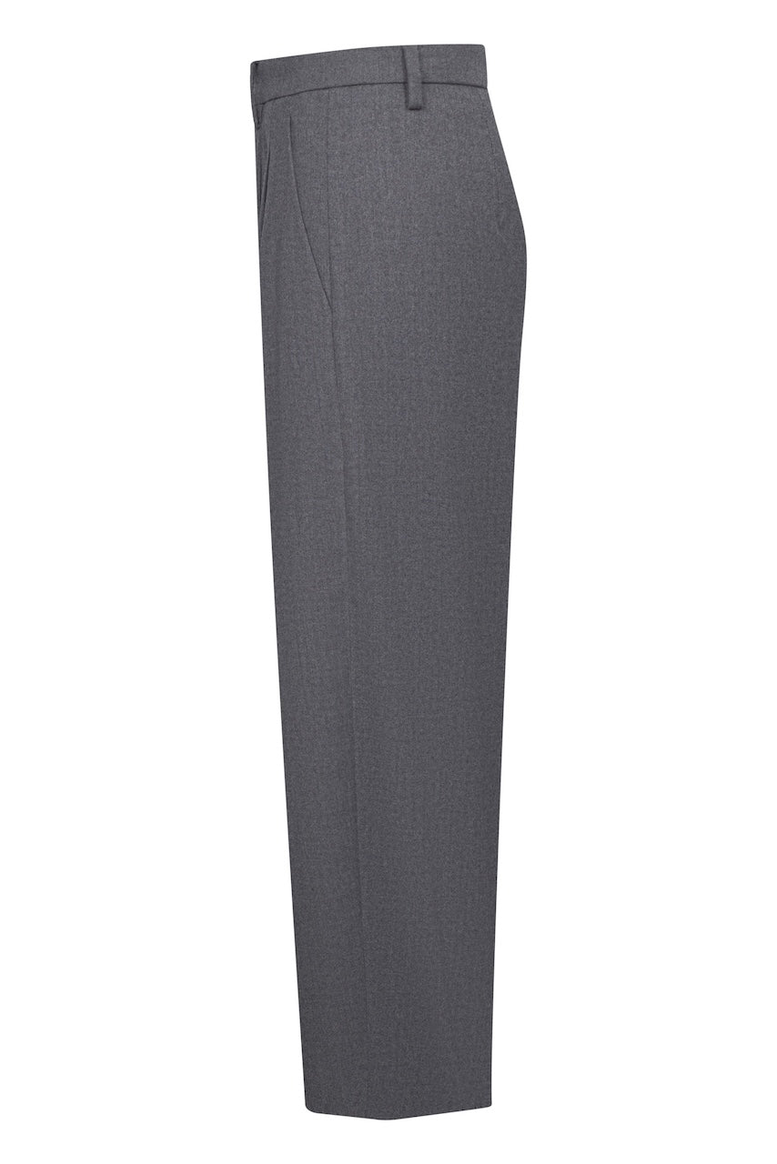 Noa Crop Pants Cashmere Touched Flannel castlerock