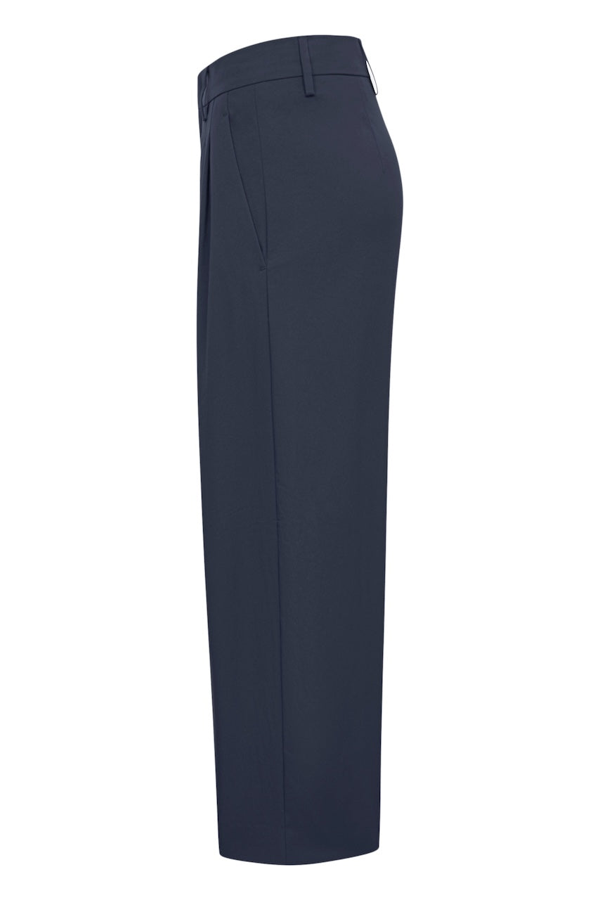 Noa Crop Pants Feather Weight Popeline marine