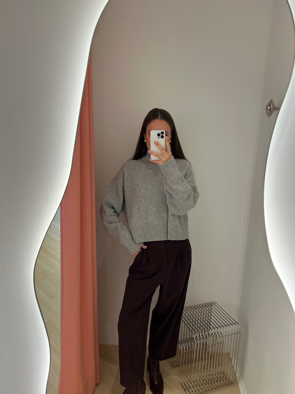 Noa Crop Pants Fluid Cade barolo