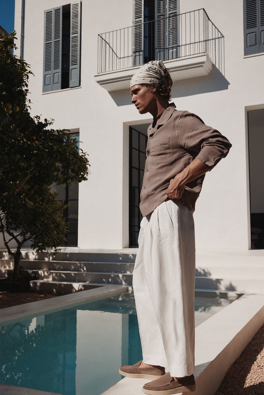 Noa Crop Business Linen natur