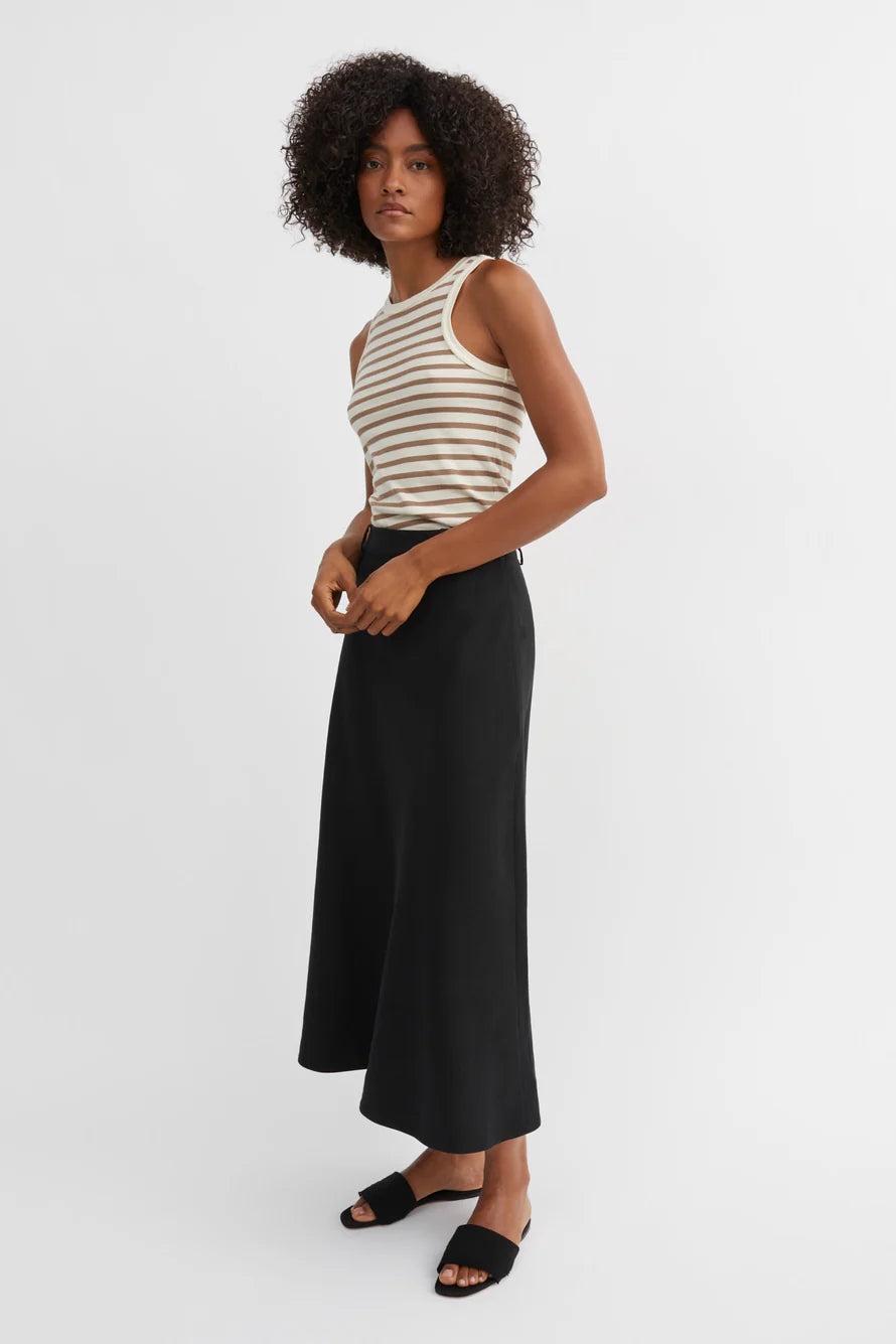 Loui Tank Top light brown stripes