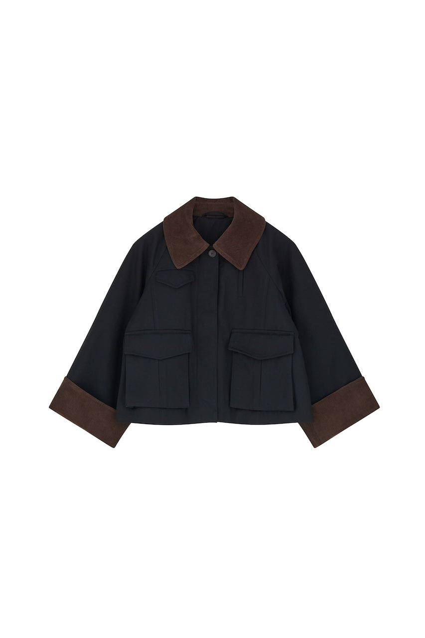 Gaby City Jacket black/brown