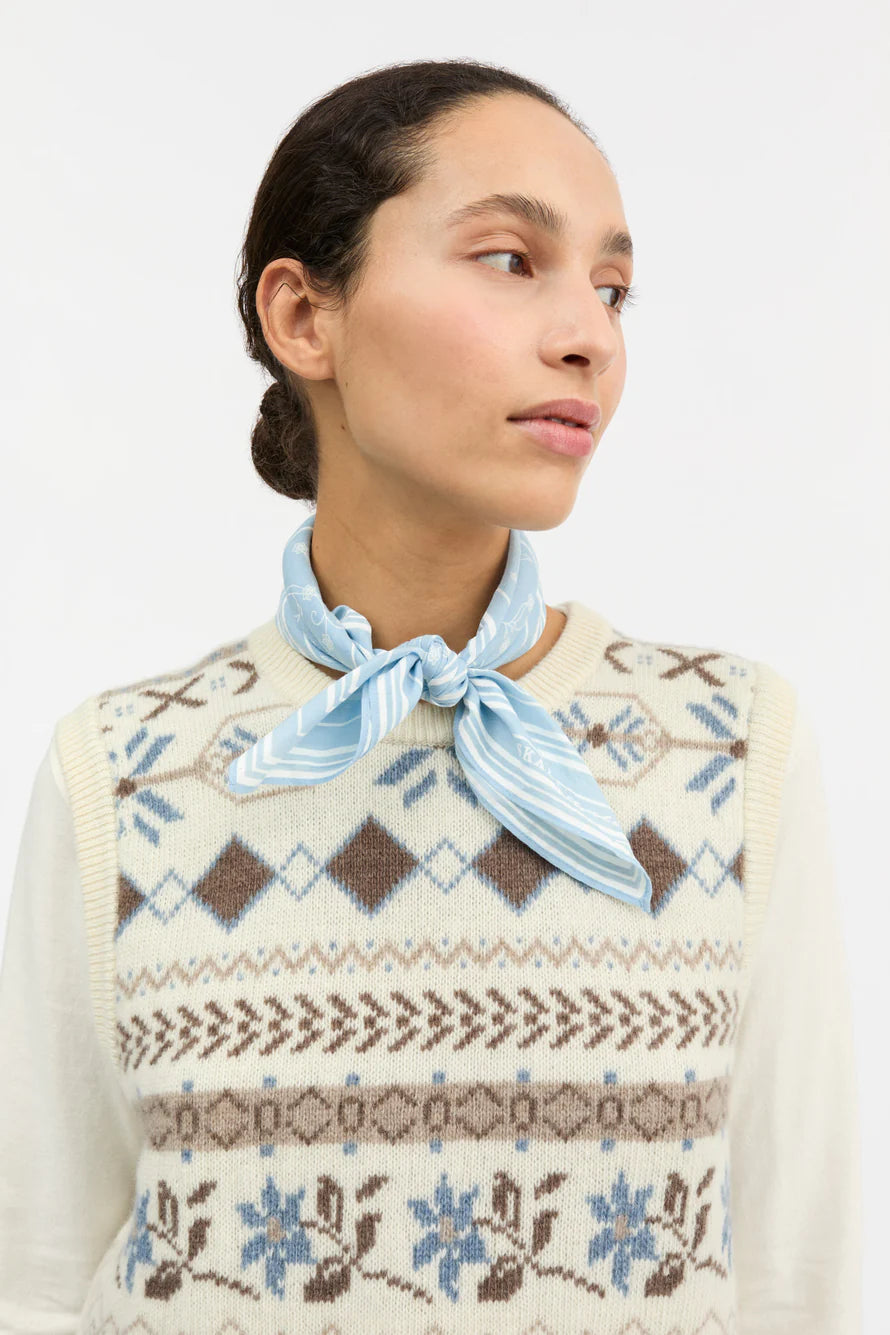 Skall Classic Scarf sky blue