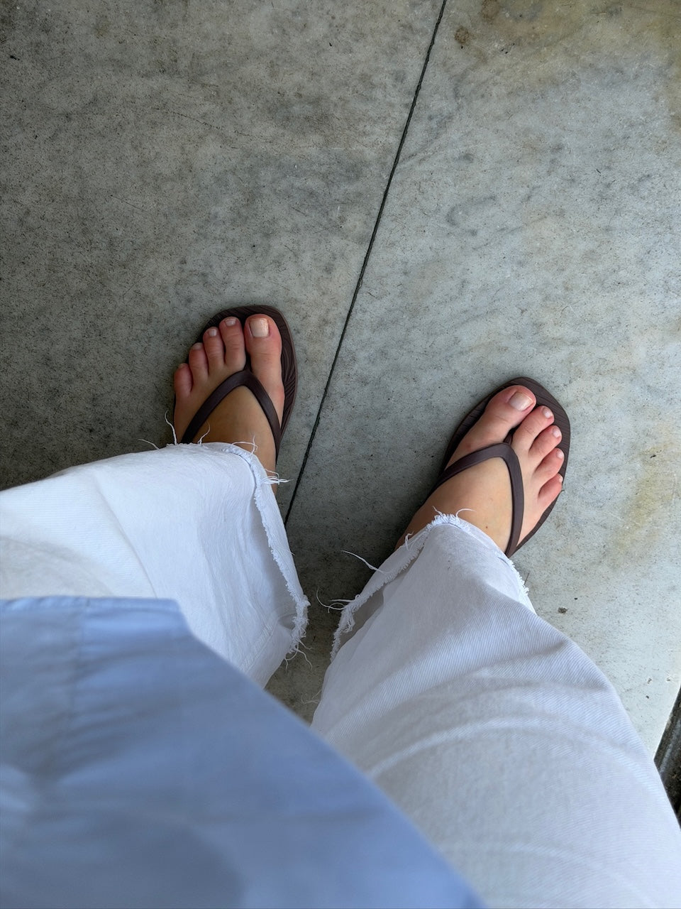 Tapered Flip Flop brown