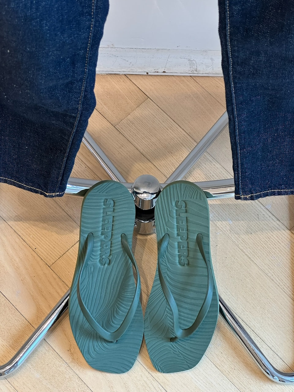Tapered Flip Flop green