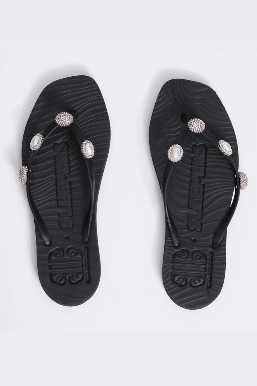 Tapered Flip Flop pearl ibiza black