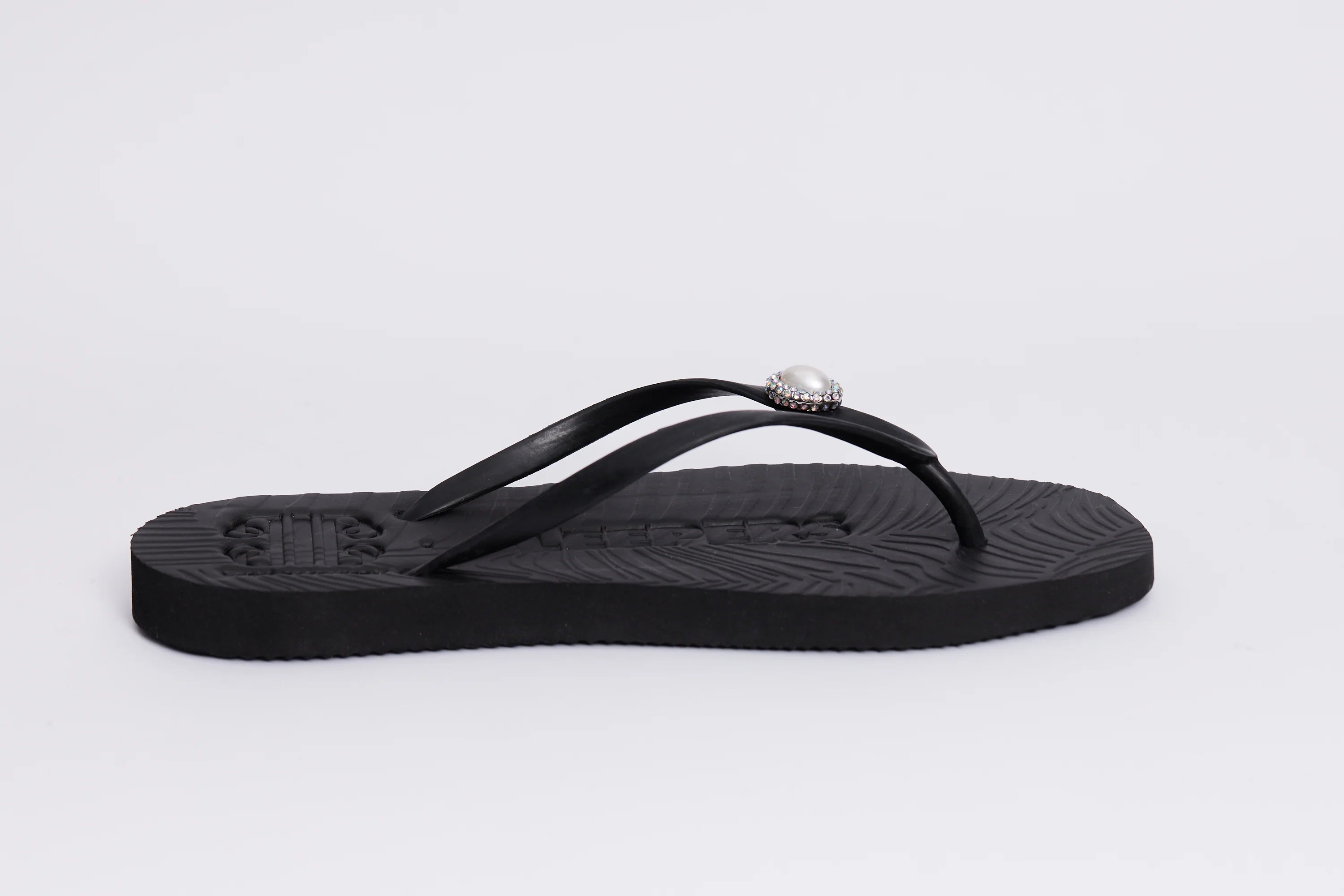 Tapered Flip Flop pearl marseille black