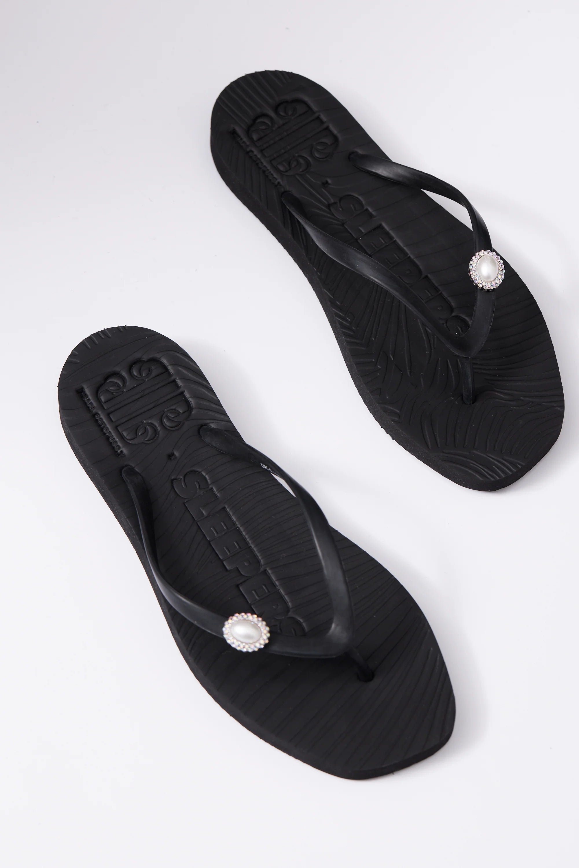 Tapered Flip Flop pearl marseille black