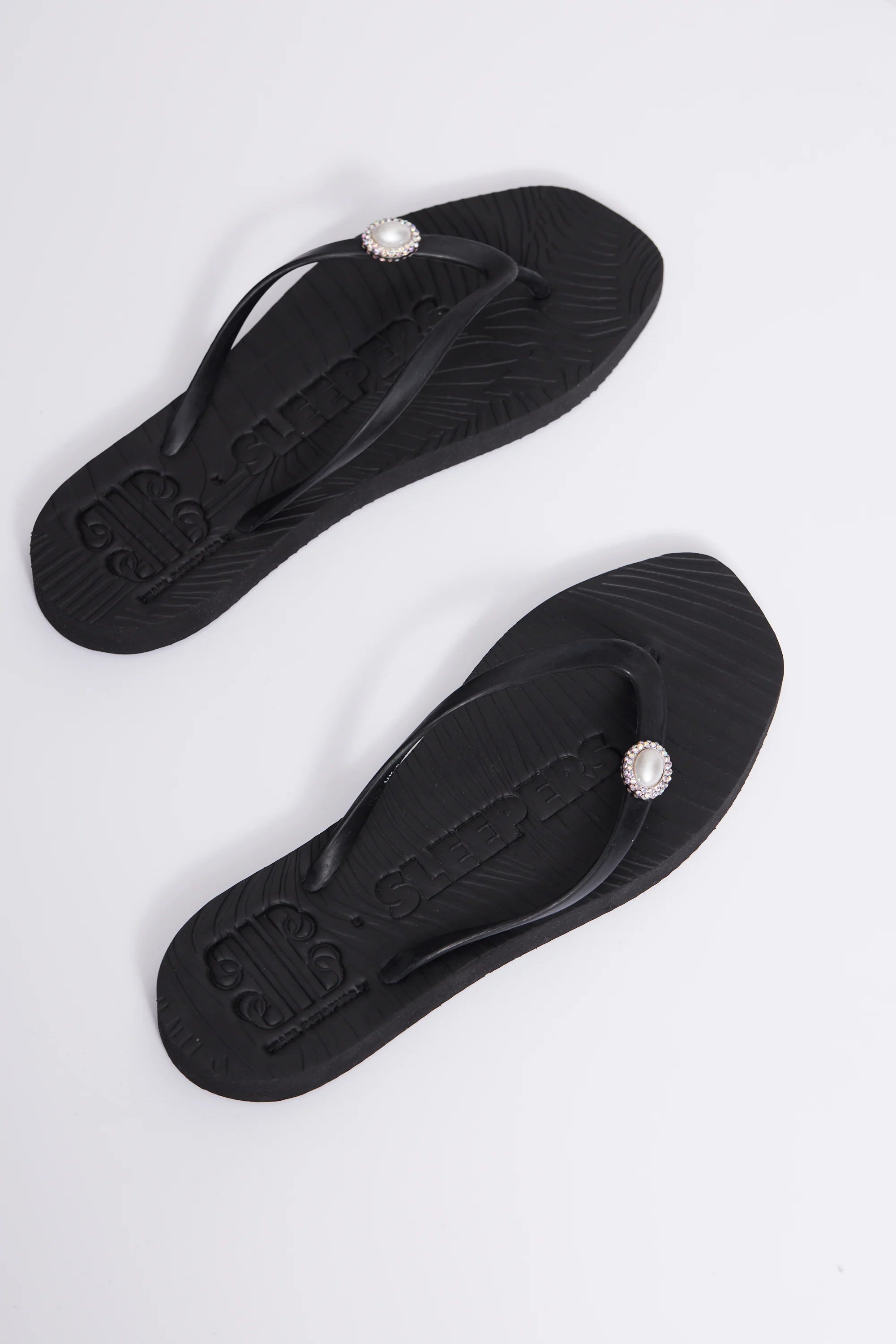 Tapered Flip Flop pearl marseille black
