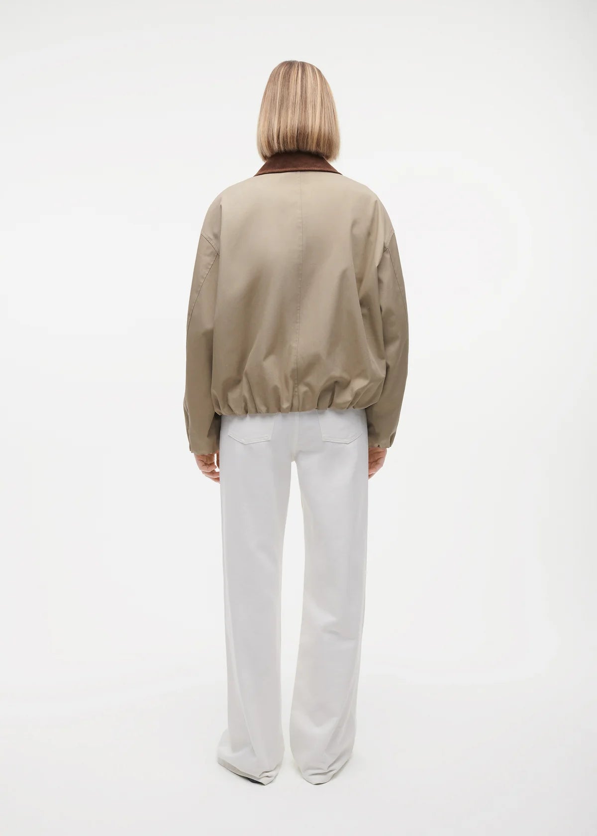 Camila Cotton Twill Jacket olive