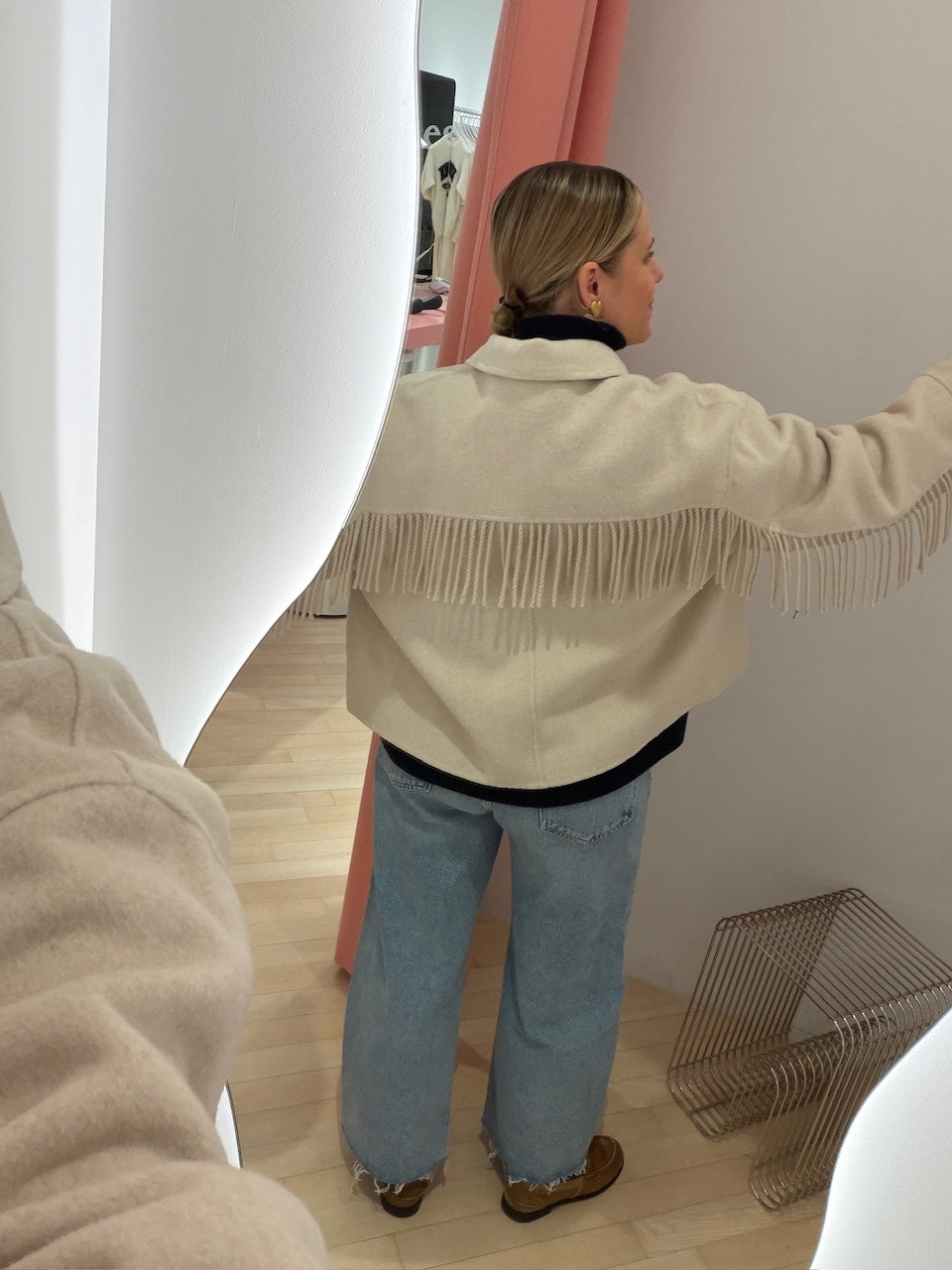 Liora Wool Blend Jacket sand