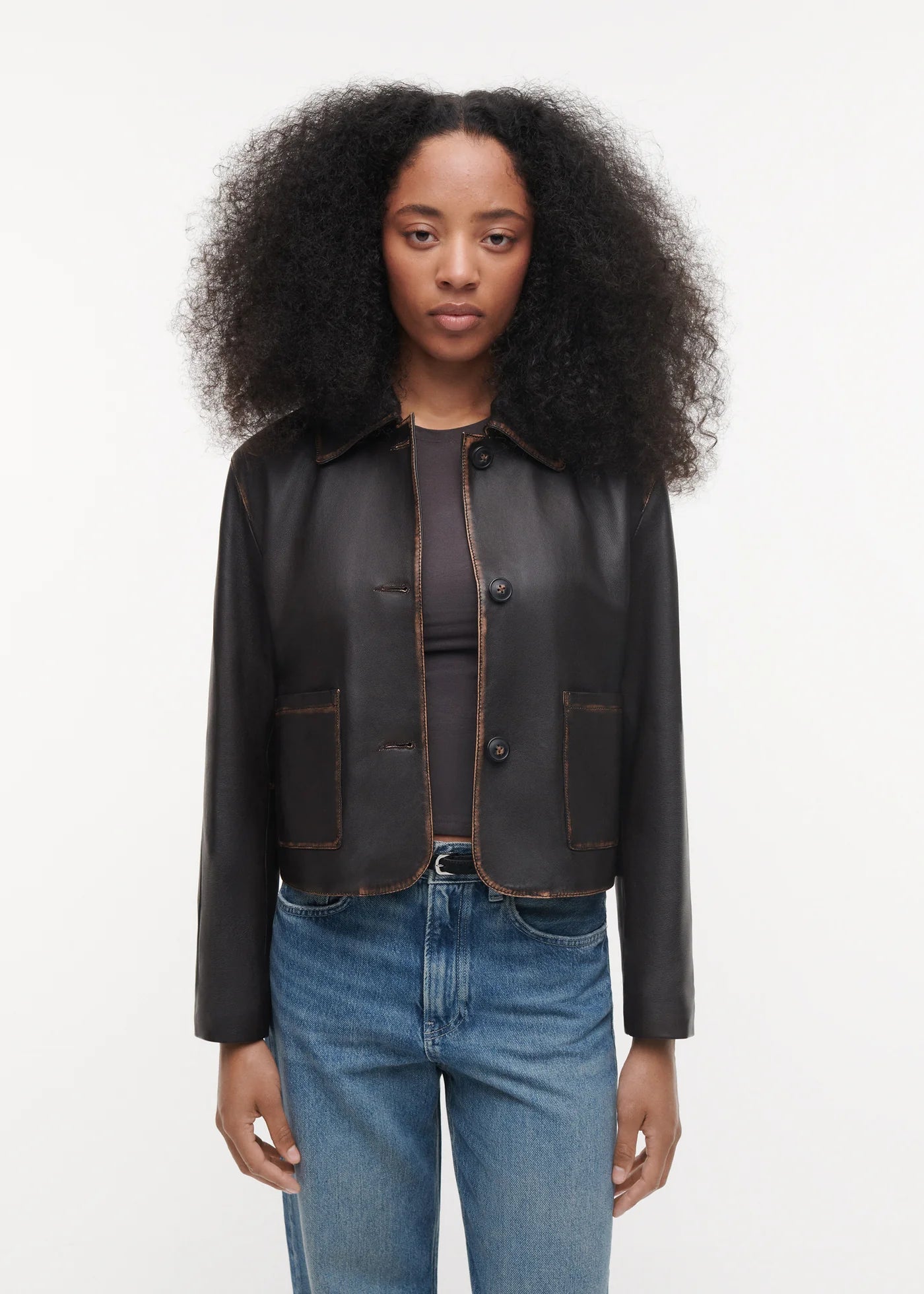Marissa Sheep Vintage Jacket vintage brown