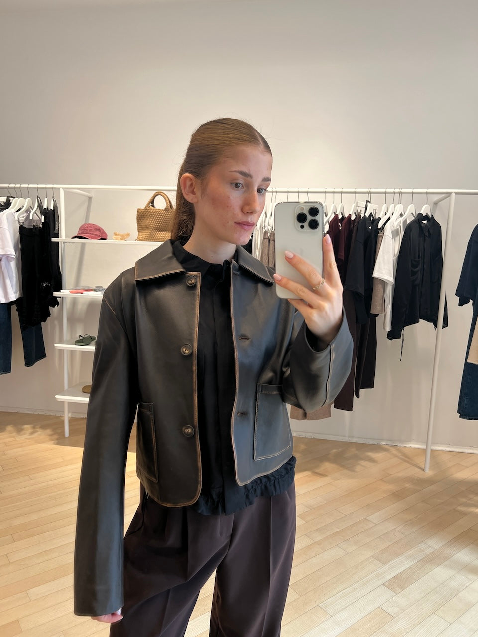 Marissa Sheep Vintage Jacket vintage brown