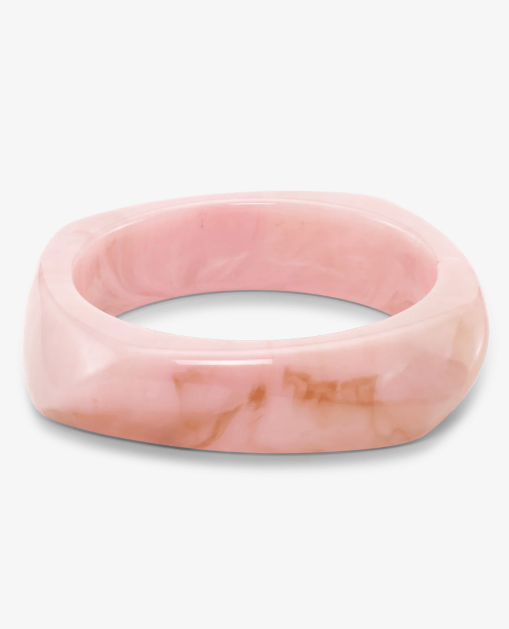 Chunky Bangle pink marble