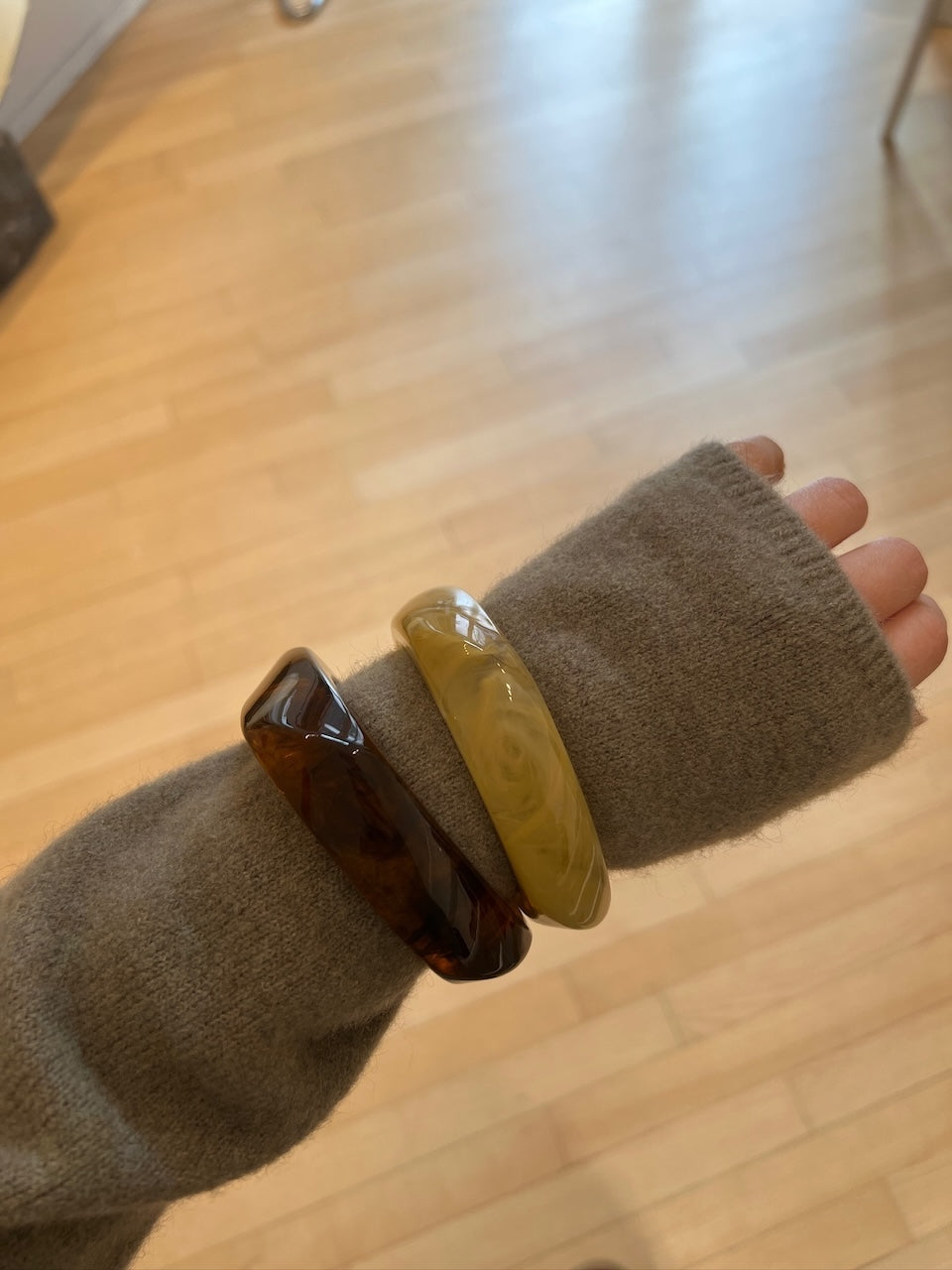 Chunky Bangle salted caramel