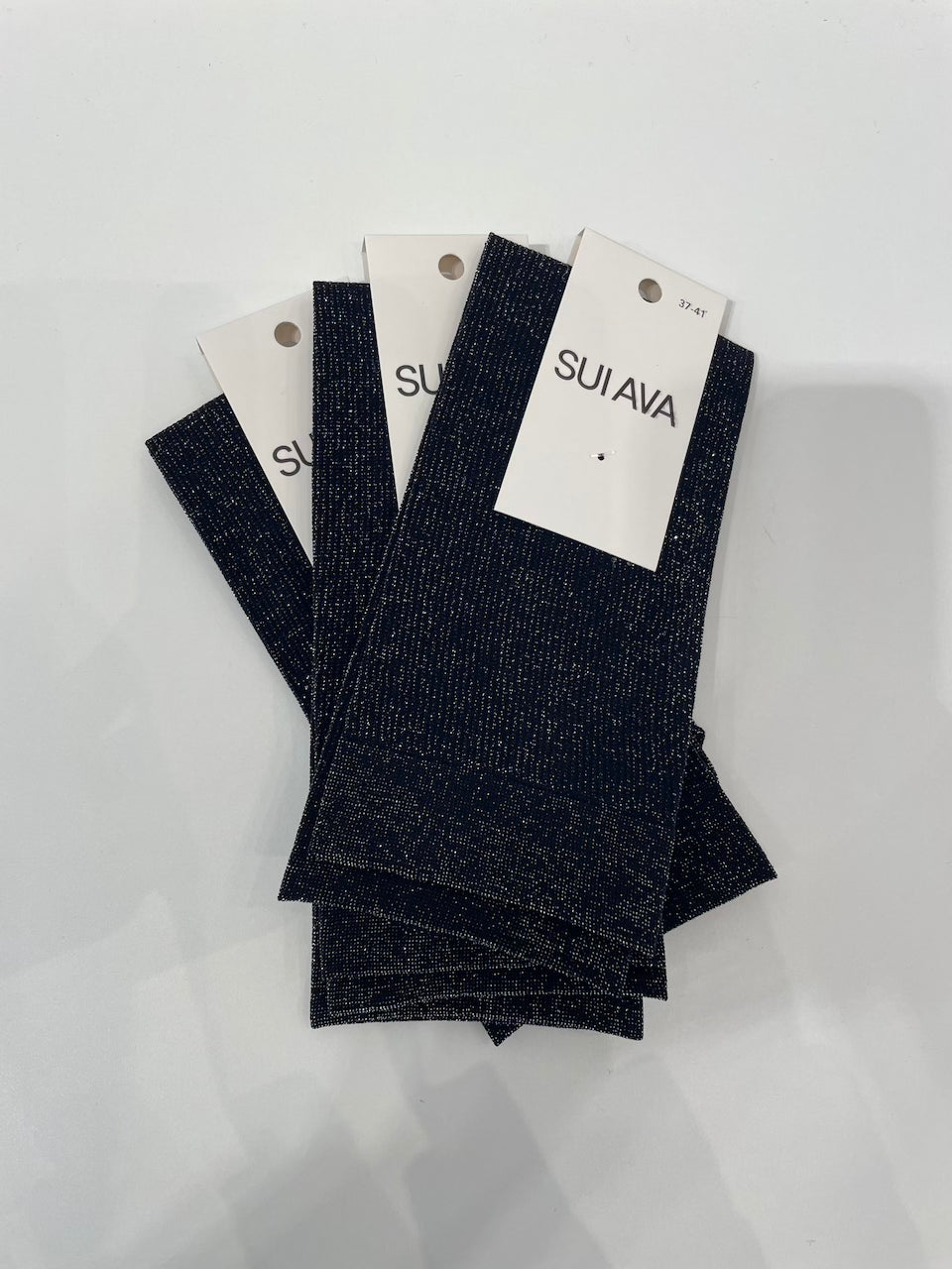 Glitter Socks black glitter