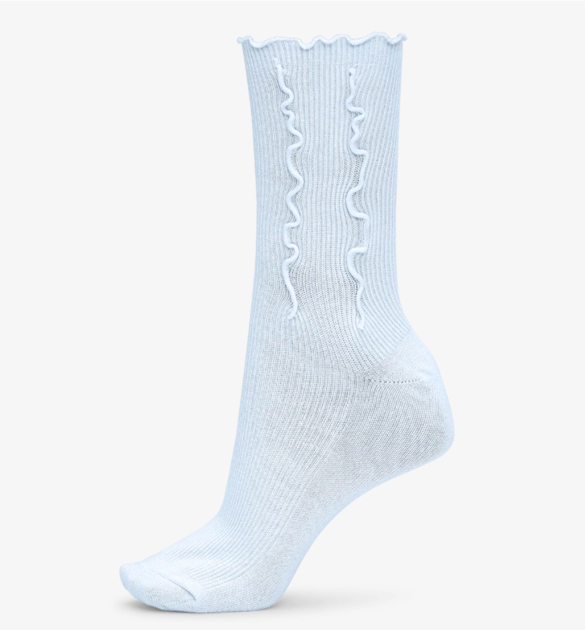 Ruffle Pastel Socks pastel blue