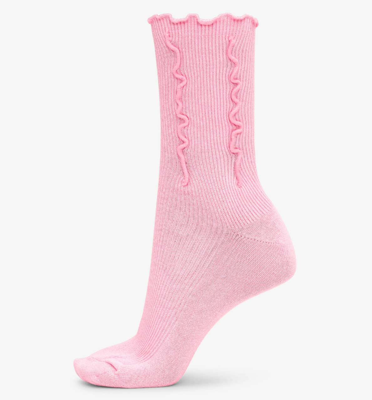 Ruffle Pastel Socks pastel pink